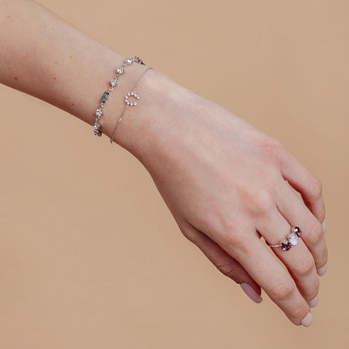 צמיד פורטונה קריסטלים של סברובסקי