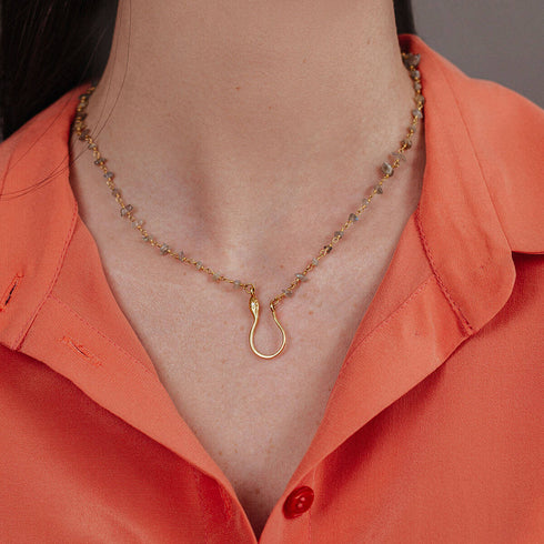 שרשרת חרוזי לברדורייט