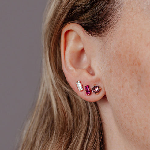 עגילי ספס בשילוב עם עגיל איריס