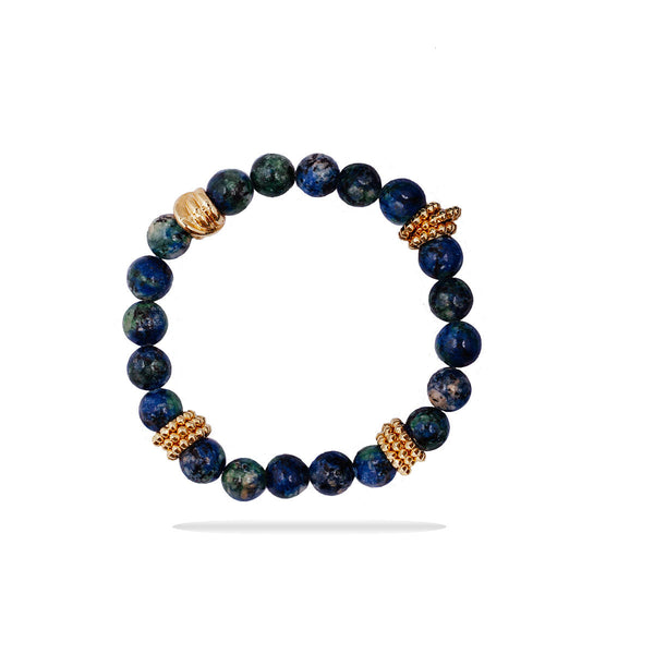 צמיד ג'ייד כחול ירוק