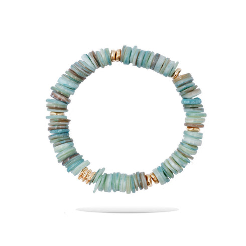 צמיד אם הפנינה טורקיז