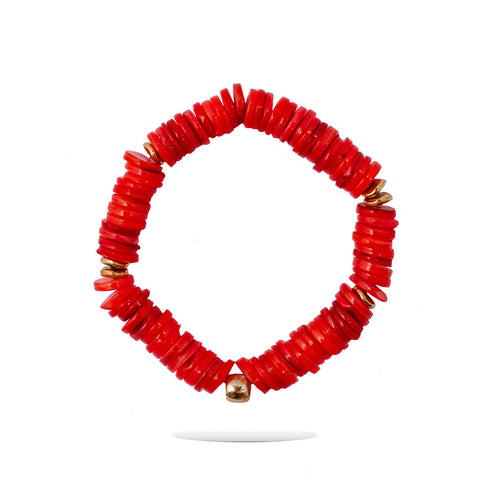 צמיד אם הפנינה קורל