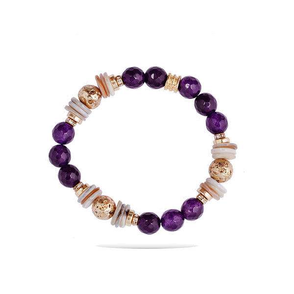 צמיד ברוק ג'ייד סגולה