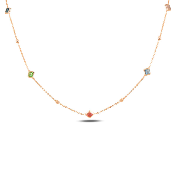 שרשרת סיריס אלמנט זהב רוז